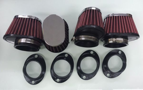 AE86などに AE111用4連スロットル エアクリアダプタ エアクリーナー 4スロ 3Dプリンタ制作 PC製拍卖