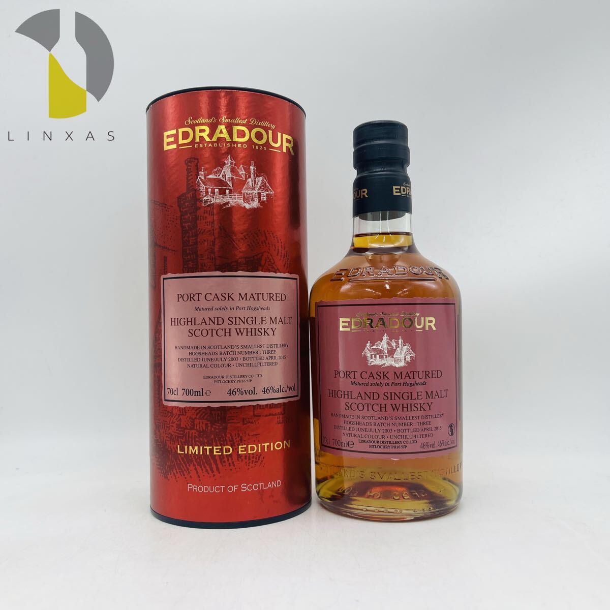 【未開栓】EDRADOUR エドラダワー 古酒 700ml 46% 箱付 AB19326A拍卖