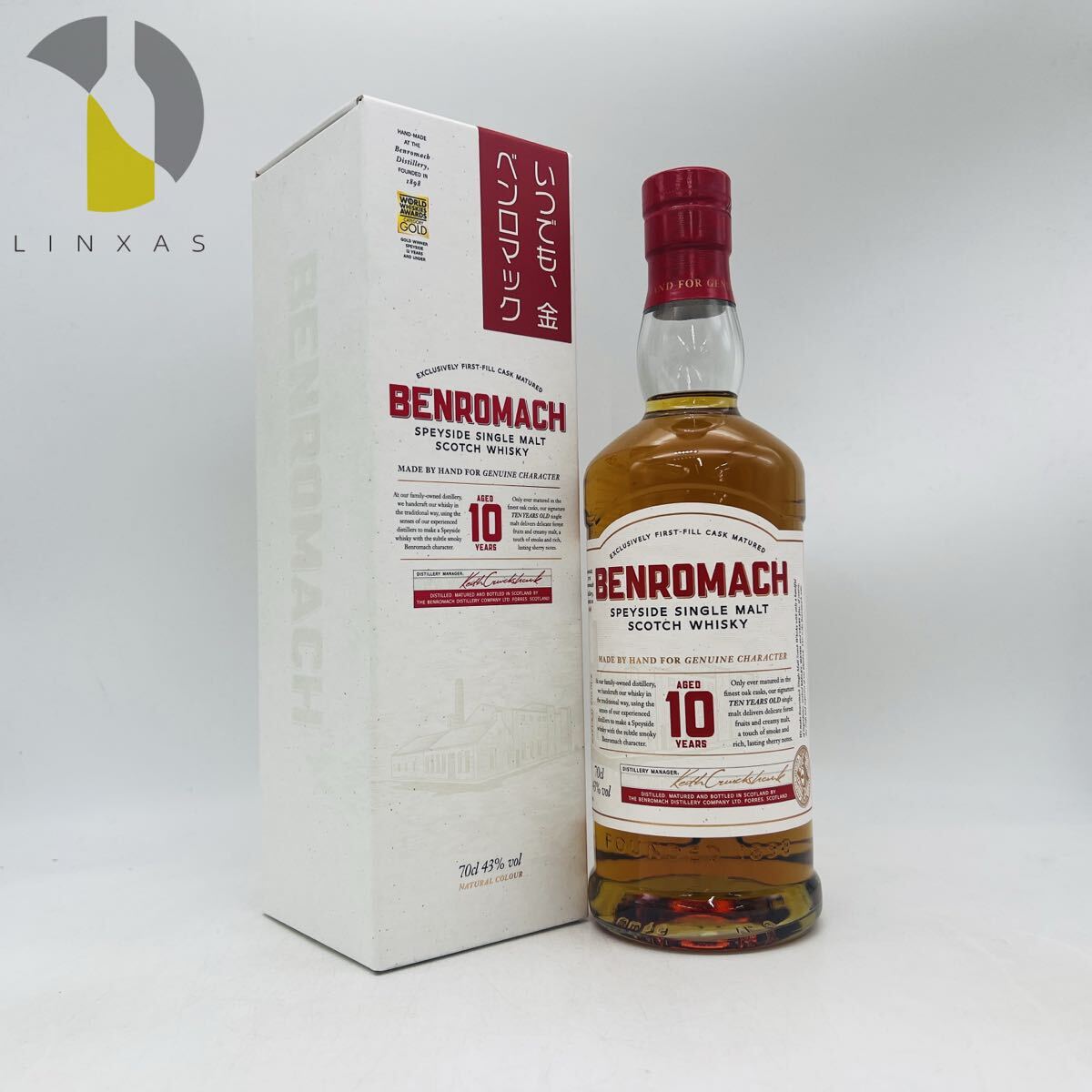 【未開栓】BENROMACH ベンロマック 10年 古酒 700ml 43% 箱付 AB41801A拍卖