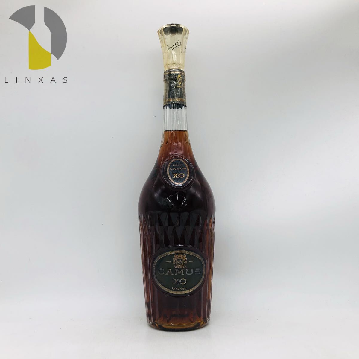【未開栓】CAMUS カミュ XO ロングネック COGNAC 古酒 1000ml 度数不明 AC0000118209拍卖