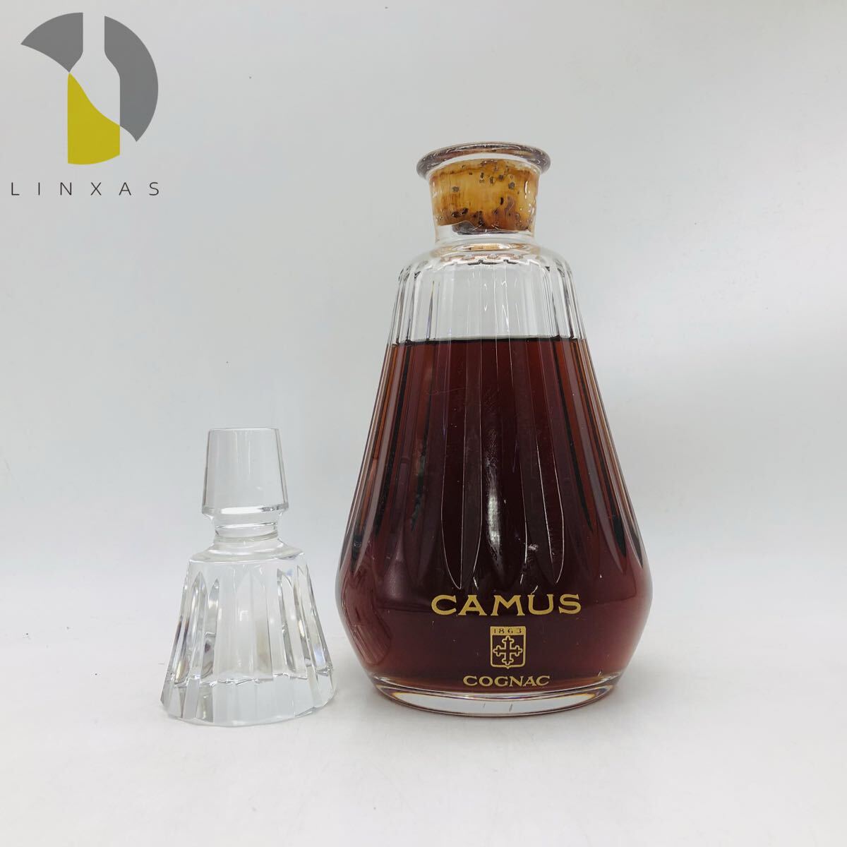 【未開栓】CAMUS カミュ カラフェ バカラボトル COGNAC 古酒 700ml 度数不明 替栓付 AC0002549393拍卖