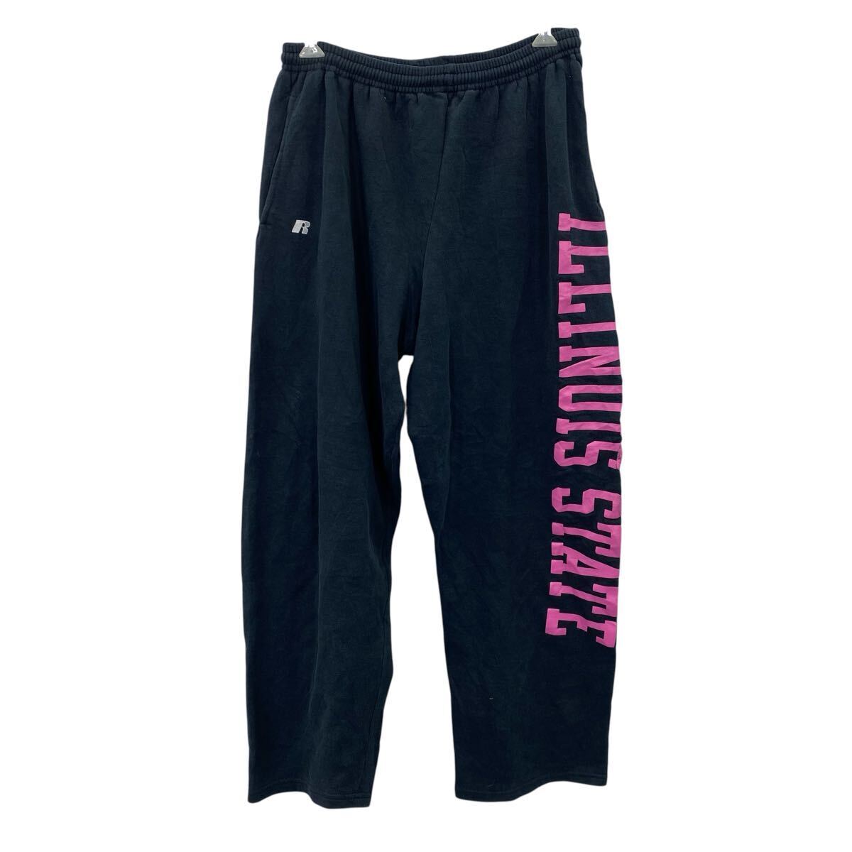 Russell Athletic ジャージパンツ L ブラック ラッセル スウェットパンツ 裏起毛 スポーツウェア 古着卸 アメリカ仕入 2507-679拍卖