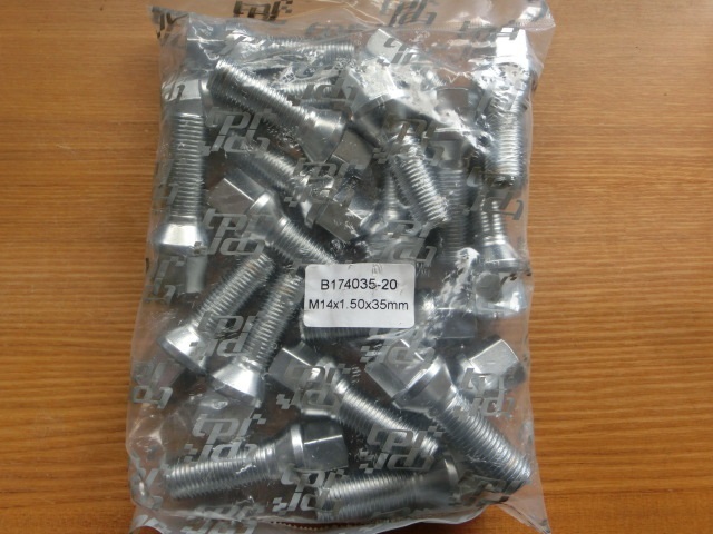 未使用 ◆ 輸入車 ホイールボルト M14×1.5 ショート 35㎜ (20個 1台分) 拍卖