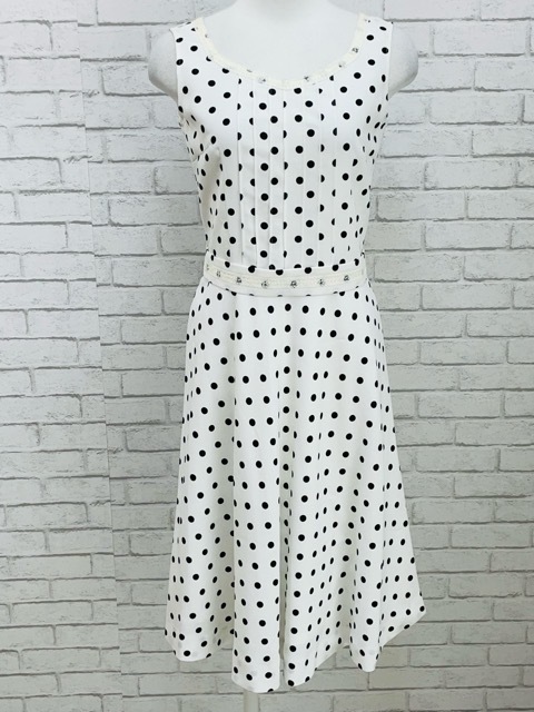 新品 タグ付き KarL Park Lane カールパークレーン ドット ワンピース リランドチュール クチュールブローチ snidel拍卖