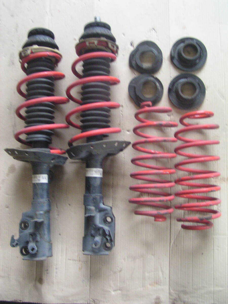☆ GE8 フィットRS 5MT ダウンサス1台分セット フロントストラット メーカー不明  GE6拍卖