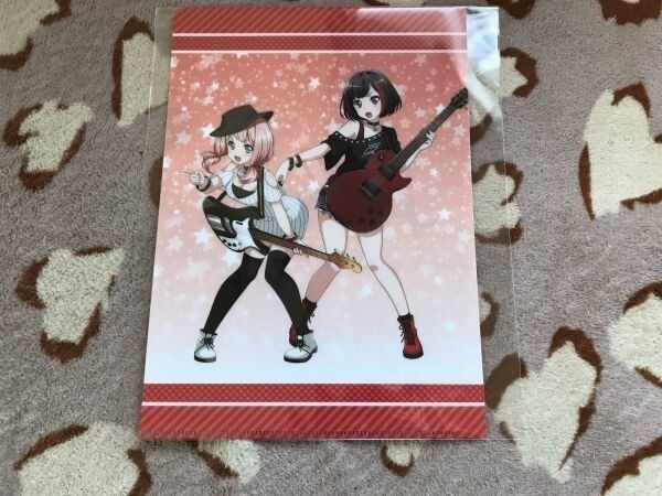 d015クリアファイル BanG Dream! バンドリ! CD ゲーマーズ特典 Afterglow 美竹蘭 上原ひまり拍卖