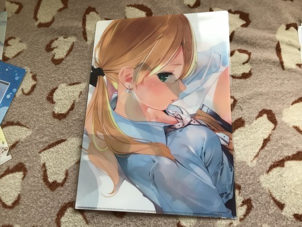 d100クリアファイル 天三月) C95/ゼログラフィティ メロンブックス特典 ギャル拍卖