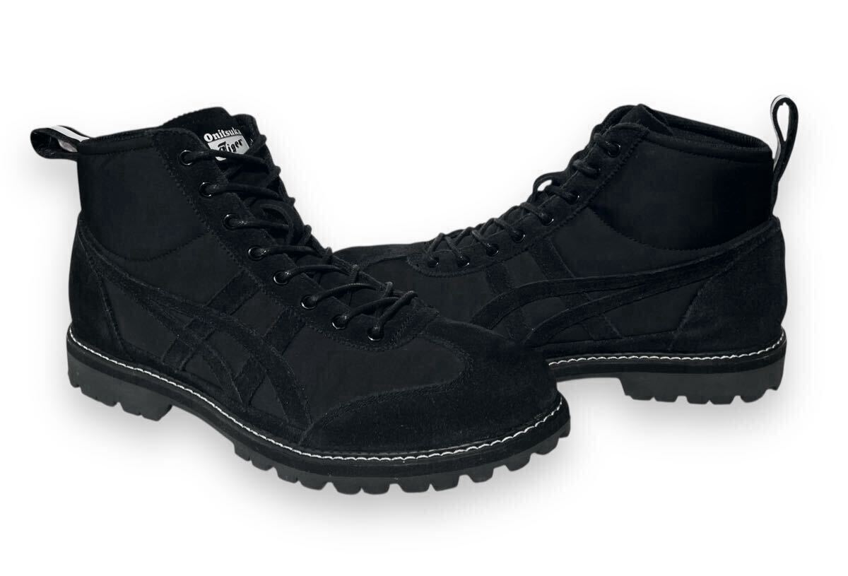 極美品!! 名作!! Onitsuka Tiger MEXICO RINKAN BOOT 1183B514 オニツカタイガー リンカンブーツ ブラック 25 ㎝ 天然皮革拍卖