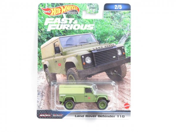 (350)未開封 ホットウィール プレミアム ワイルドスピード Land Rover Defender 110 ランドローバー ディフェンダー拍卖