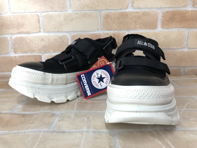 CONVERSE コンバース サンダル ALLSTAR TREKWAVE SANDAL ブラック US9 111432793#拍卖