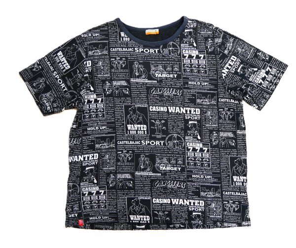 CASTELBAJAC カステルバジャック ★ シャツ ★ ブラック・ロゴ・総柄模様拍卖