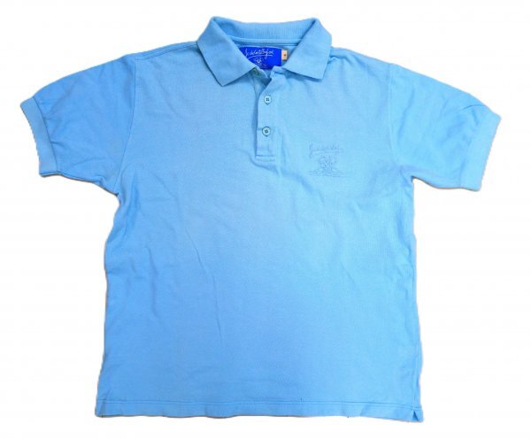 CASTELBAJAC カステルバジャック ★ ポロシャツ・シャツ ★ ライトブルー・ロゴ刺しゅう入り拍卖
