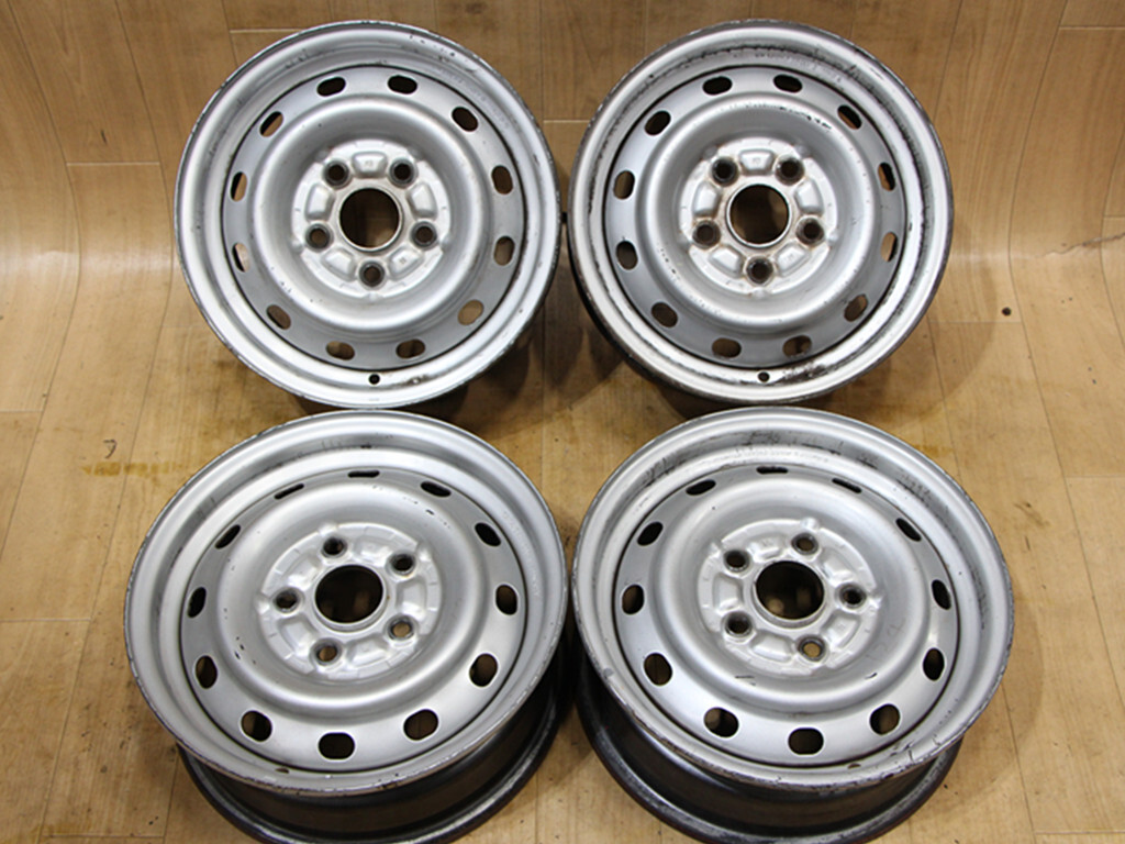 B561 トヨタ純正 クラウン コンフォート 14X5.5J+50 PCD114.3 14インチ 5穴 スチール 鉄 タウンエース ライトエース 手渡し可能です 山梨県拍卖