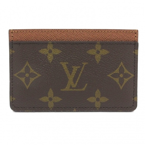 ルイヴィトン LOUIS VUITTON カードケース M61733 ポルトカルトサーンプル アルマニャック RFID確認済み 美品 財布 モノグラム拍卖