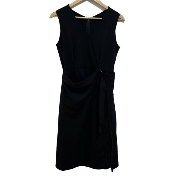 ナノユニバース nano universe サイズ36 S - 黒 レディース ノースリーブ/ロング ワンピース拍卖