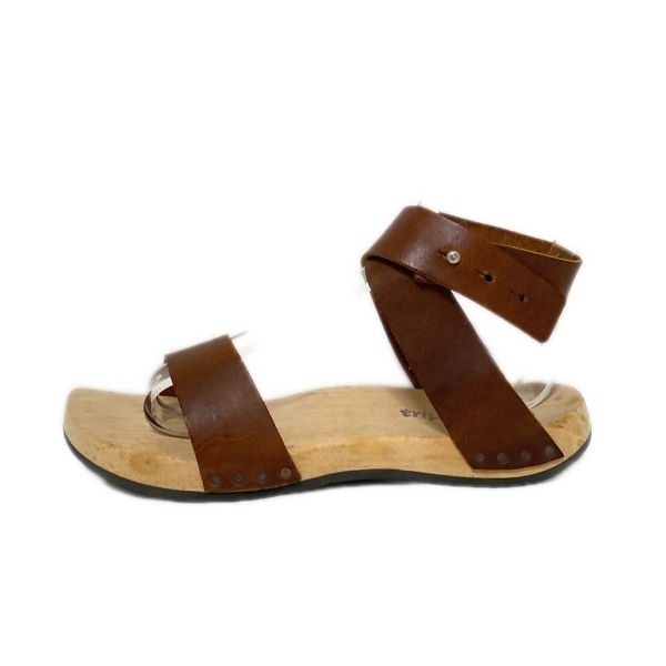トリッペン trippen サンダル 38 - レザー ブラウン レディース 靴拍卖