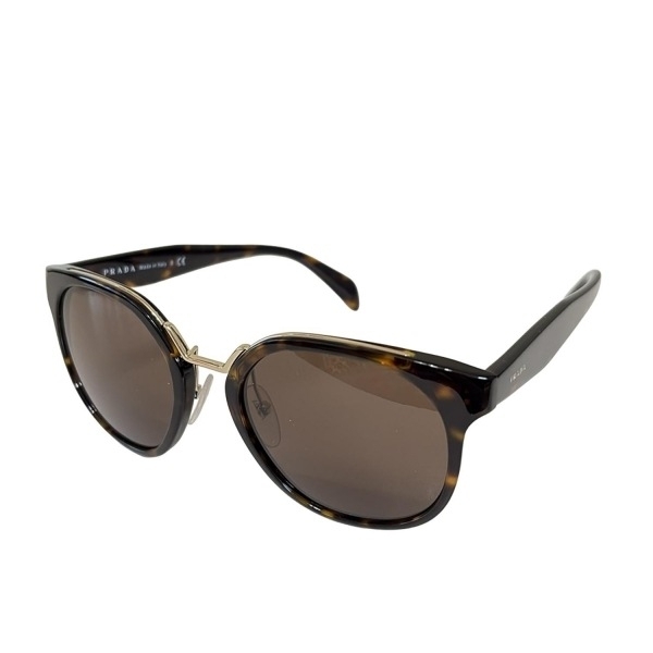 プラダ PRADA SPR17T - ダークブラウン×ゴールド べっ甲柄 美品 サングラス拍卖