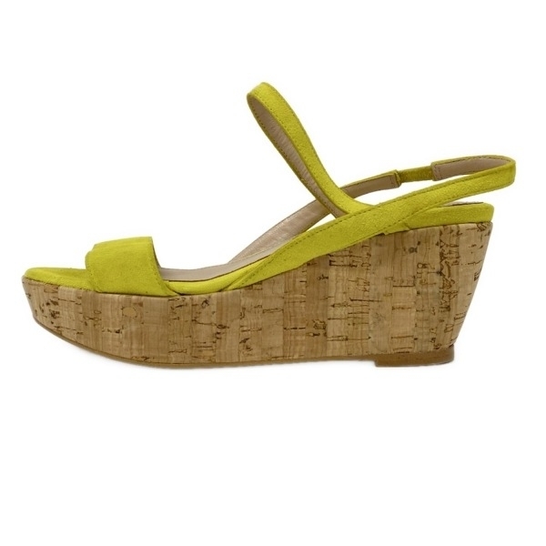 ペリーコ PELLICO サンダル 36 - イエロー レディース ウェッジソール 靴拍卖
