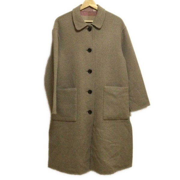 ブルーレーベルクレストブリッジ BLUE LABEL CRESTBRIDGE サイズ38 M - ベージュ レディース 長袖/リバーシブル/冬 美品 コート拍卖