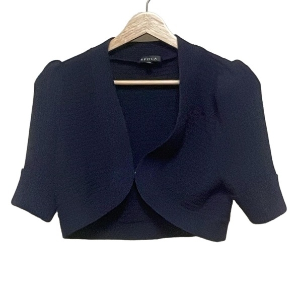 エポカ EPOCA ボレロ サイズ40 M - ネイビー レディース 半袖 美品 トップス拍卖