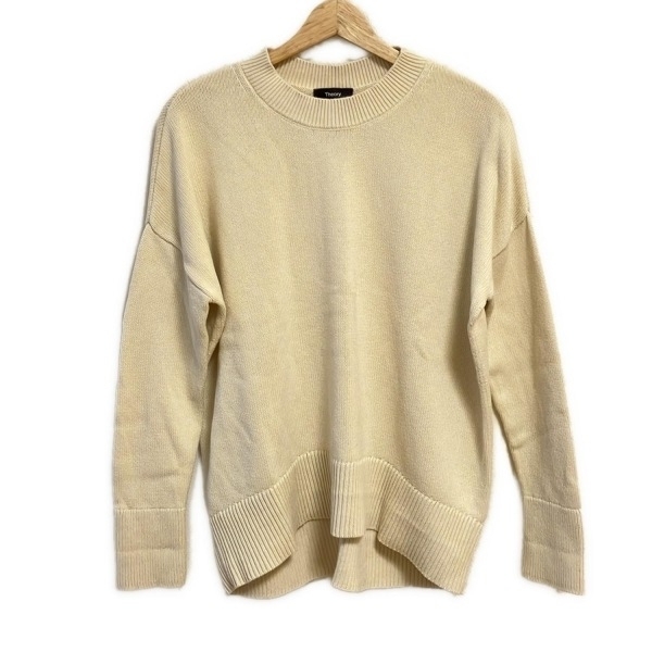 セオリー theory 長袖セーター/ニット サイズP M - アイボリー レディース ハイネック トップス拍卖