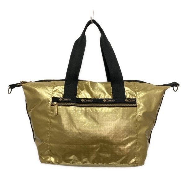 レスポートサック LESPORTSAC ハンドバッグ - ゴールド×黒 バッグ拍卖