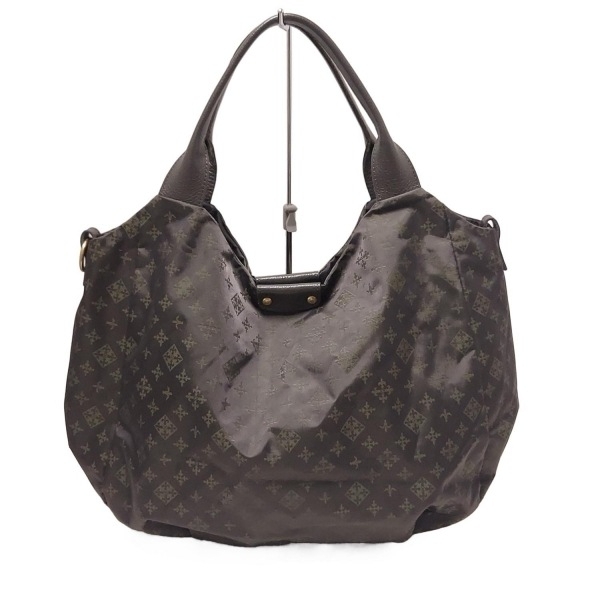 ラシット russet トートバッグ - レザー ダークグレー×ダークグリーン バッグ拍卖