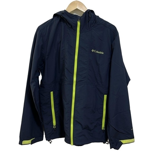コロンビア columbia ブルゾン サイズM - ダークネイビー×イエローグリーン メンズ 長袖/春/秋 ジャケット拍卖