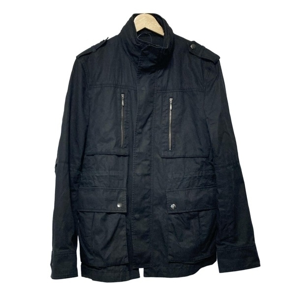 コムサメン COMME CA MEN ブルゾン サイズM - 黒 メンズ 長袖/春/秋 ジャケット拍卖