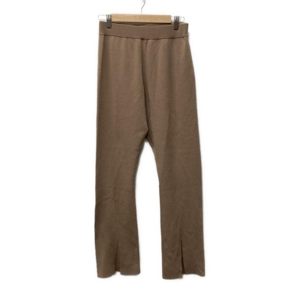 ヴェルメイユ パー イエナ VERMEIL par iena パンツ サイズ38 M - ダークブラウン レディース フルレングス/ウエストゴム ボトムス拍卖