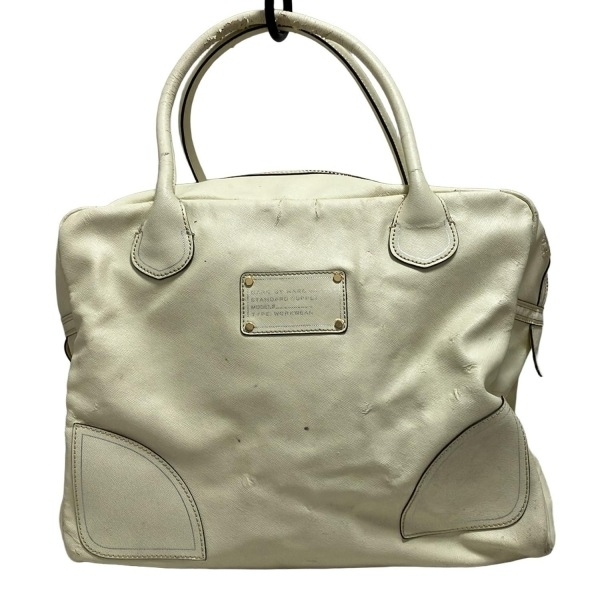 マークバイマークジェイコブス MARC BY MARC JACOBS ショルダーバッグ - レザー アイボリー バッグ拍卖