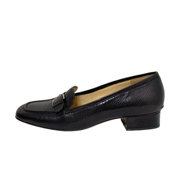 ブルーノマリ BRUNOMAGLI ローファー 36 - レザー 黒 レディース パンチング 靴拍卖