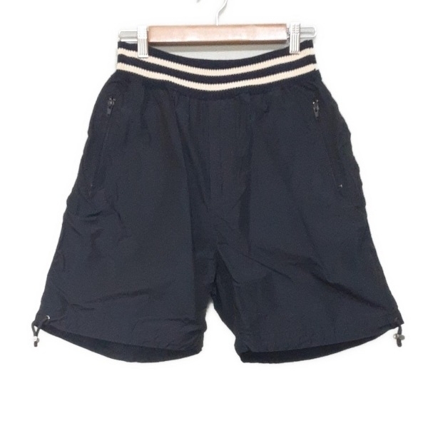 サカイ Sacai ハーフパンツ サイズ2 M 11-00142 - ネイビー×ベージュ レディース 一部ボーダー/ウエストゴム ボトムス拍卖