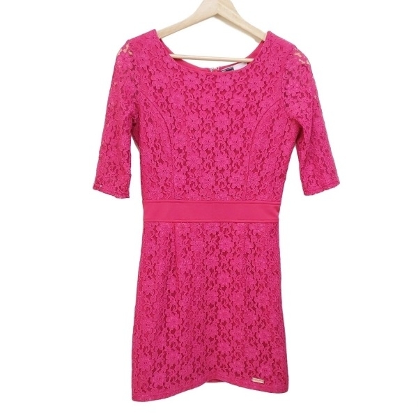 レディ Rady サイズS - ピンク レディース 半袖/ひざ丈/レース 美品 ワンピース拍卖