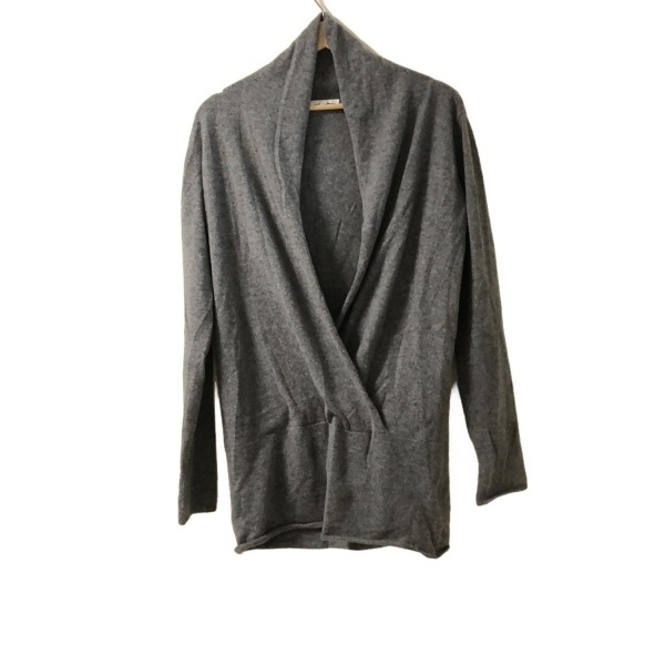 ヴィンス VINCE 長袖セーター/ニット サイズM - ダークグレー レディース カシミヤ/フリル 美品 トップス拍卖