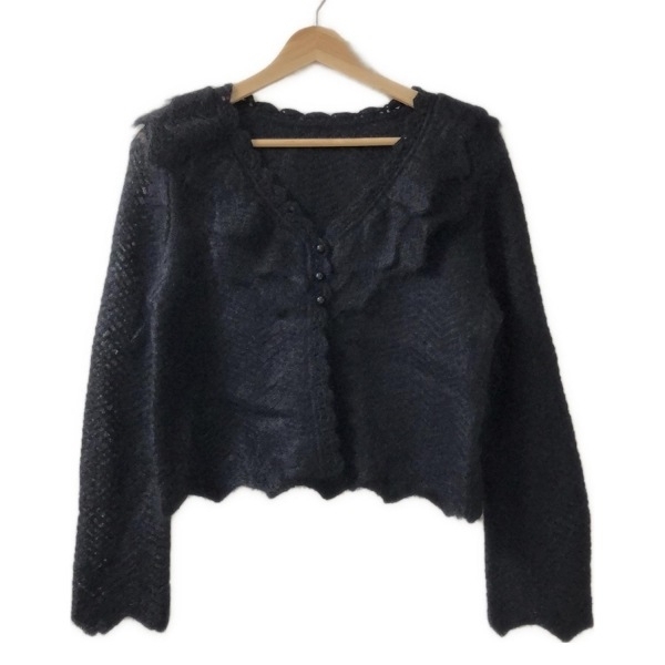 トゥービーシック TO BE CHIC カーディガン サイズ2 M - 黒 レディース 長袖 美品 トップス拍卖