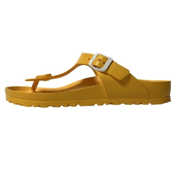 ビルケンシュトック BIRKEN STOCK ビーチサンダル 25.0 1003525 ギゼ イエロー×白 ユニセックス 美品 靴拍卖