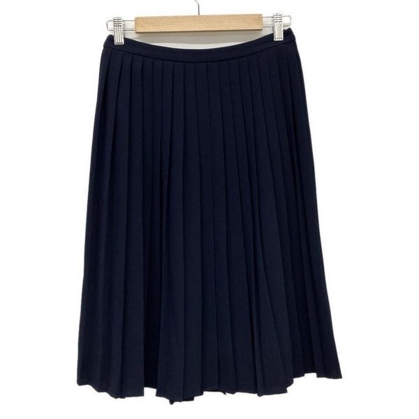 アルマーニジーンズ ARMANIJEANS ロングスカート サイズ42 M - ダークネイビー レディース プリーツ 美品 ボトムス拍卖