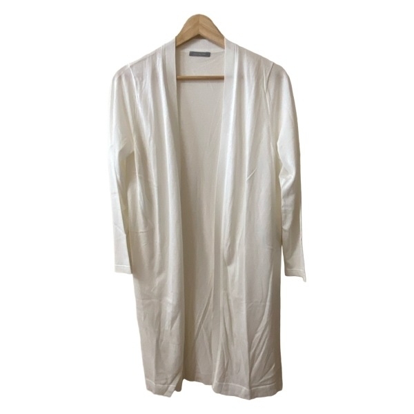 セオリーリュクス theory luxe カーディガン サイズ38 M - 白 レディース 長袖/ニット/薄手/ロング丈 美品 トップス拍卖