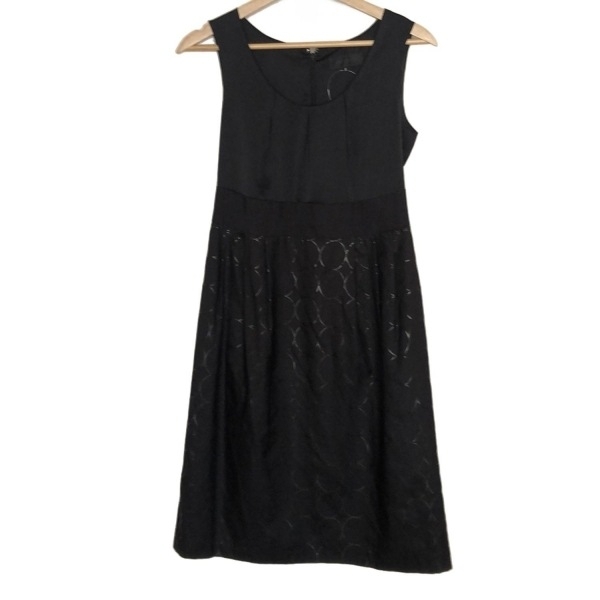 アンタイトル UNTITLED サイズ2 M - 黒 レディース クルーネック/ノースリーブ/ひざ丈 ワンピース拍卖