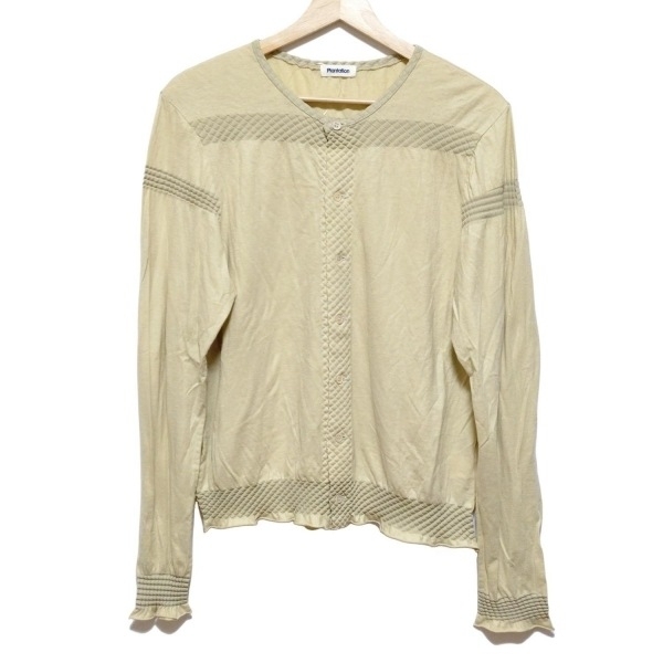 プランテーション Plantation カーディガン サイズM - グレーベージュ レディース 長袖 トップス拍卖