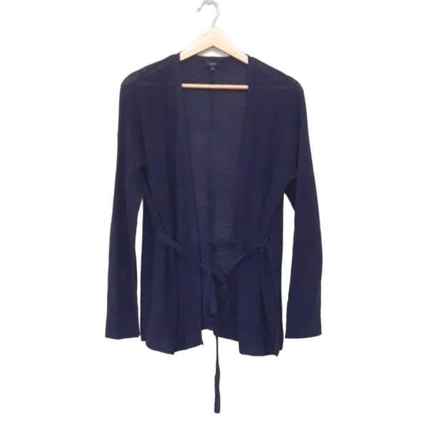ジョセフ JOSEPH カーディガン サイズM - ダークネイビー レディース 長袖/麻 美品 トップス拍卖