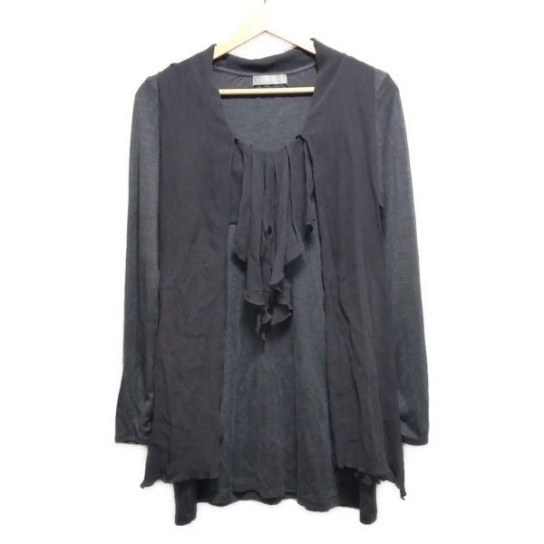 ダーマコレクション DAMAcollection サイズS - グレー レディース 長袖/ミニ/シルク ワンピース拍卖