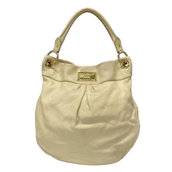 マークバイマークジェイコブス MARC BY MARC JACOBS ハンドバッグ - レザー アイボリー×ゴールド バッグ拍卖