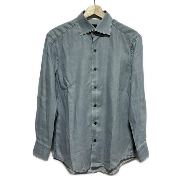 ダーバン DURBAN 長袖シャツ サイズM - ライトブルー メンズ トップス拍卖