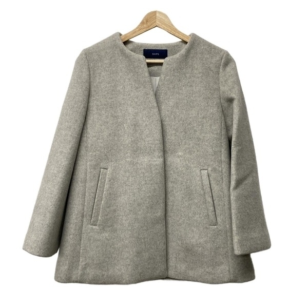 シップス SHIPS サイズ36 S - ライトグレー レディース 長袖/冬 美品 コート拍卖