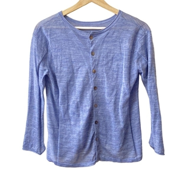 パラスパレス Pallas Palace カーディガン サイズ2 M - ライトパープル レディース 長袖/麻 トップス拍卖