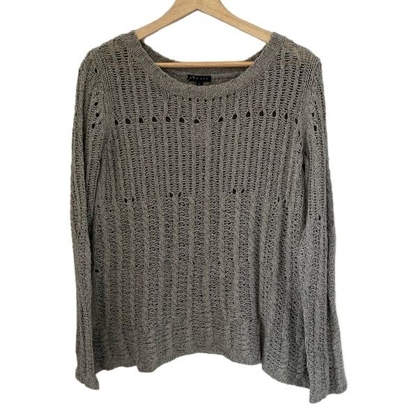 セオリー theory 長袖セーター/ニット サイズS - グレー レディース クルーネック トップス拍卖