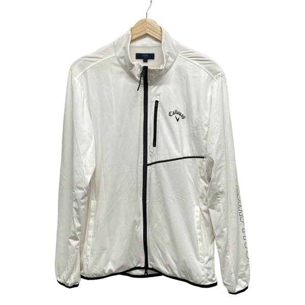 キャロウェイ CALLAWAY ブルゾン サイズL - 白×黒 メンズ 長袖/春/秋 ジャケット拍卖