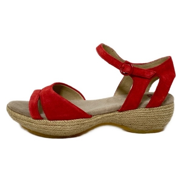 カンペール CAMPER サンダル 37 - レッド×ベージュ レディース 靴拍卖